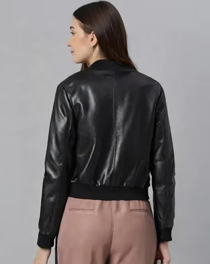 Women Zip Front Jacket