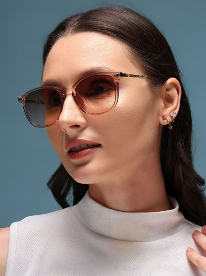 Women Brown Lens & Brown Wayfarer Sunglasses